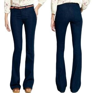 Madewell High Rise Widelegger Flare Wide Leg Jeans In Windswept Dark Size 26